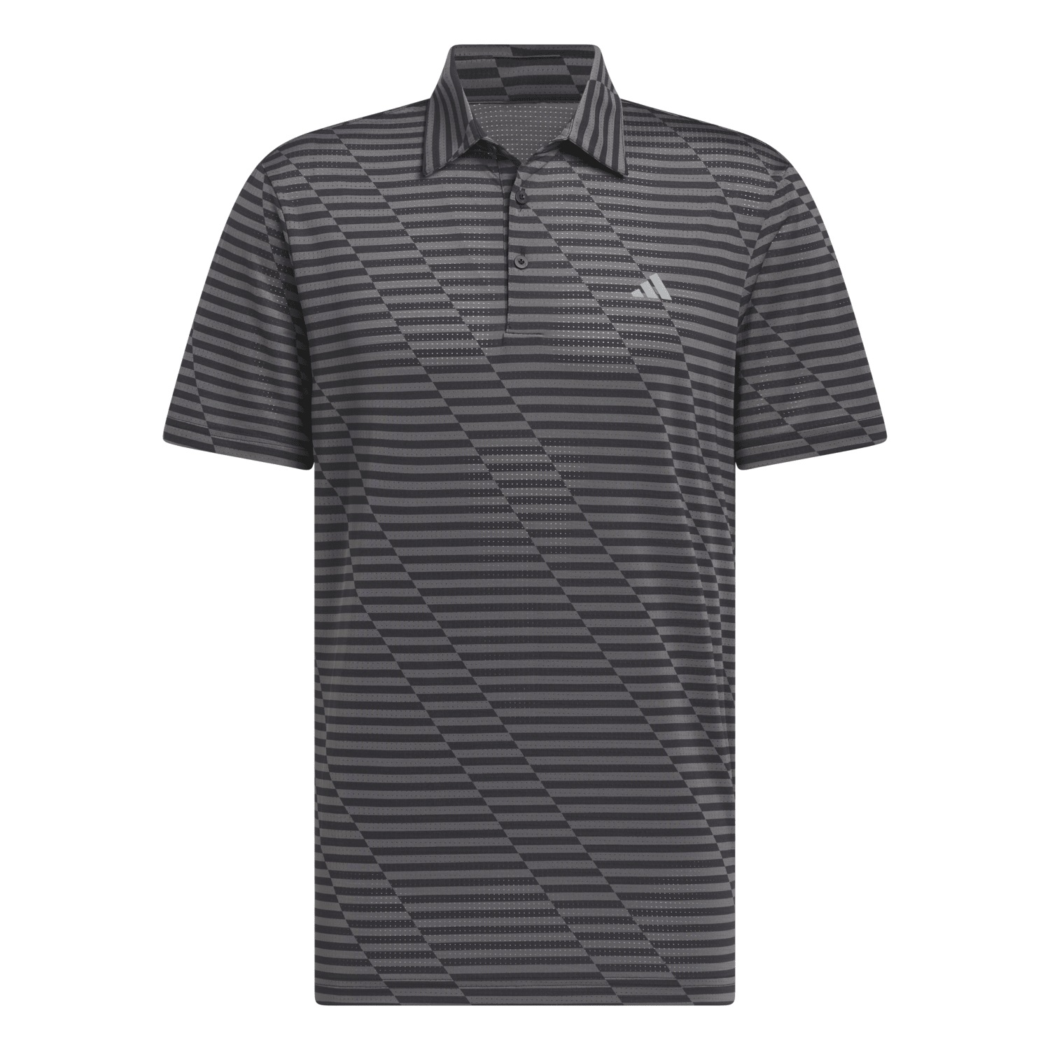 adidas Polo Mesh Print, schwarz