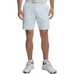 Under Armour Shorts Drive Printed Taper, hellblau/weiss
