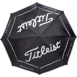 Titleist Golfschirm Tour Double, schwarz/weiss