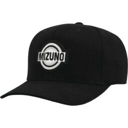Mizuno Cap Patch Snapback, schwarz