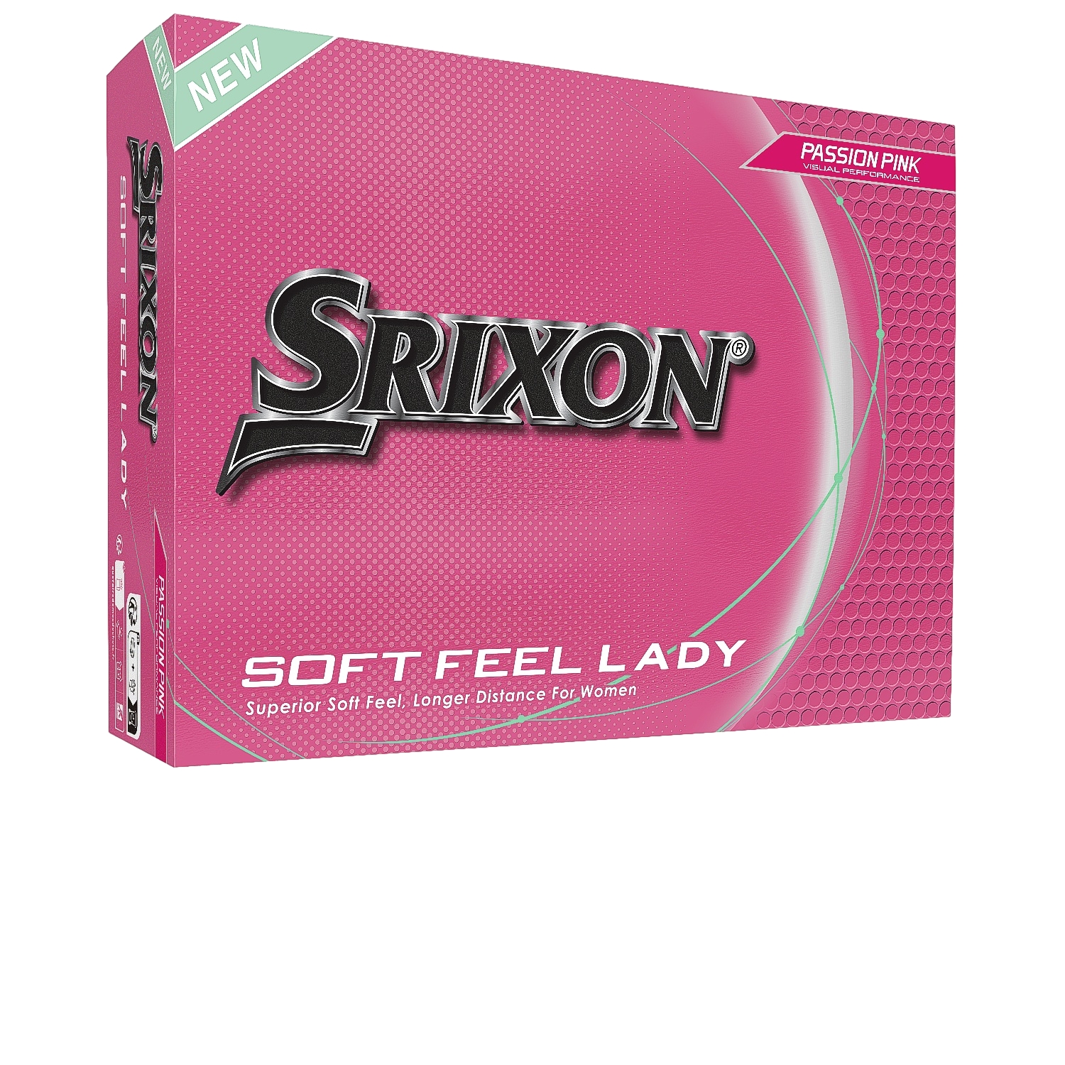 Srixon Golfbälle Soft Feel Lady - 12er Pack, pink