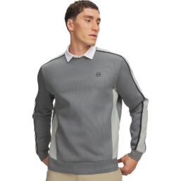 Under Armour Layer Drive Crew, dunkelgrün/dunkelgrau