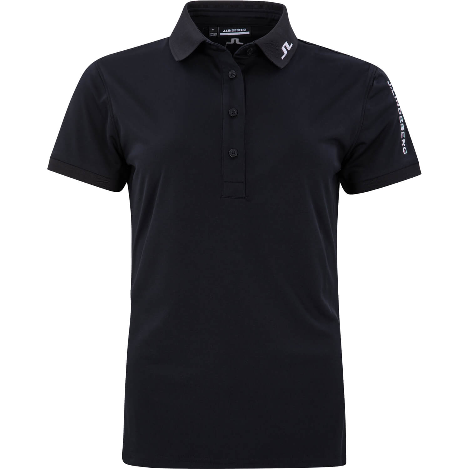 J. LINDEBERG Polo Tour Tech, schwarz