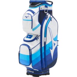 Mizuno Cartbag Tour Staff, weiss/blau/hellblau