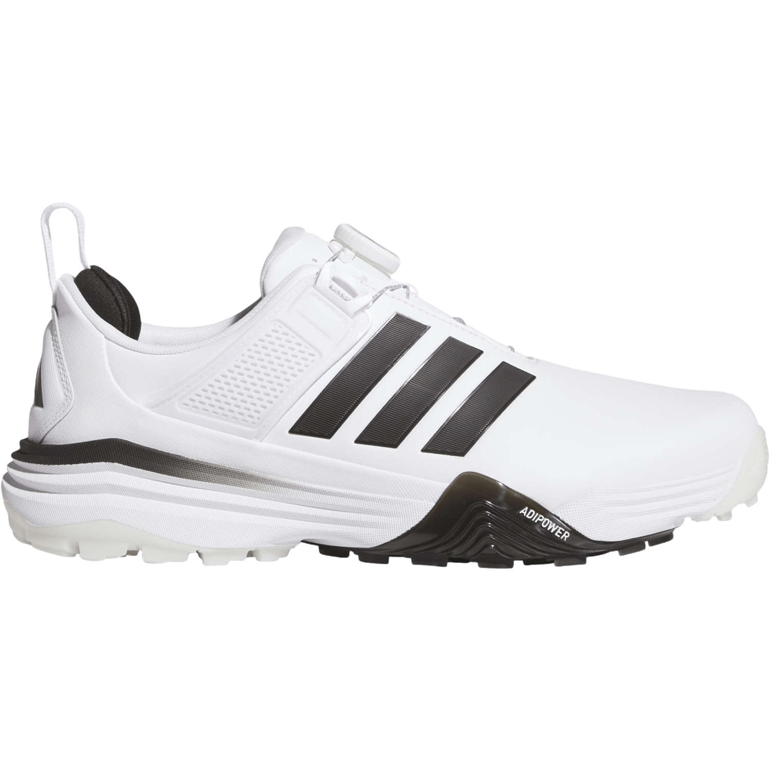 adidas Golfschuhe Herren AdiPower BOA Spikeless, weiß/schwarz/silber