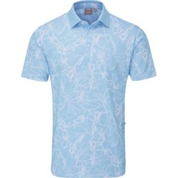 Ping Polo Orlando, hellblau/weiss