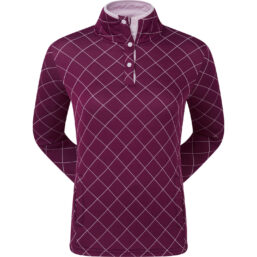 FootJoy Layer Quilted Jersey, weinrot