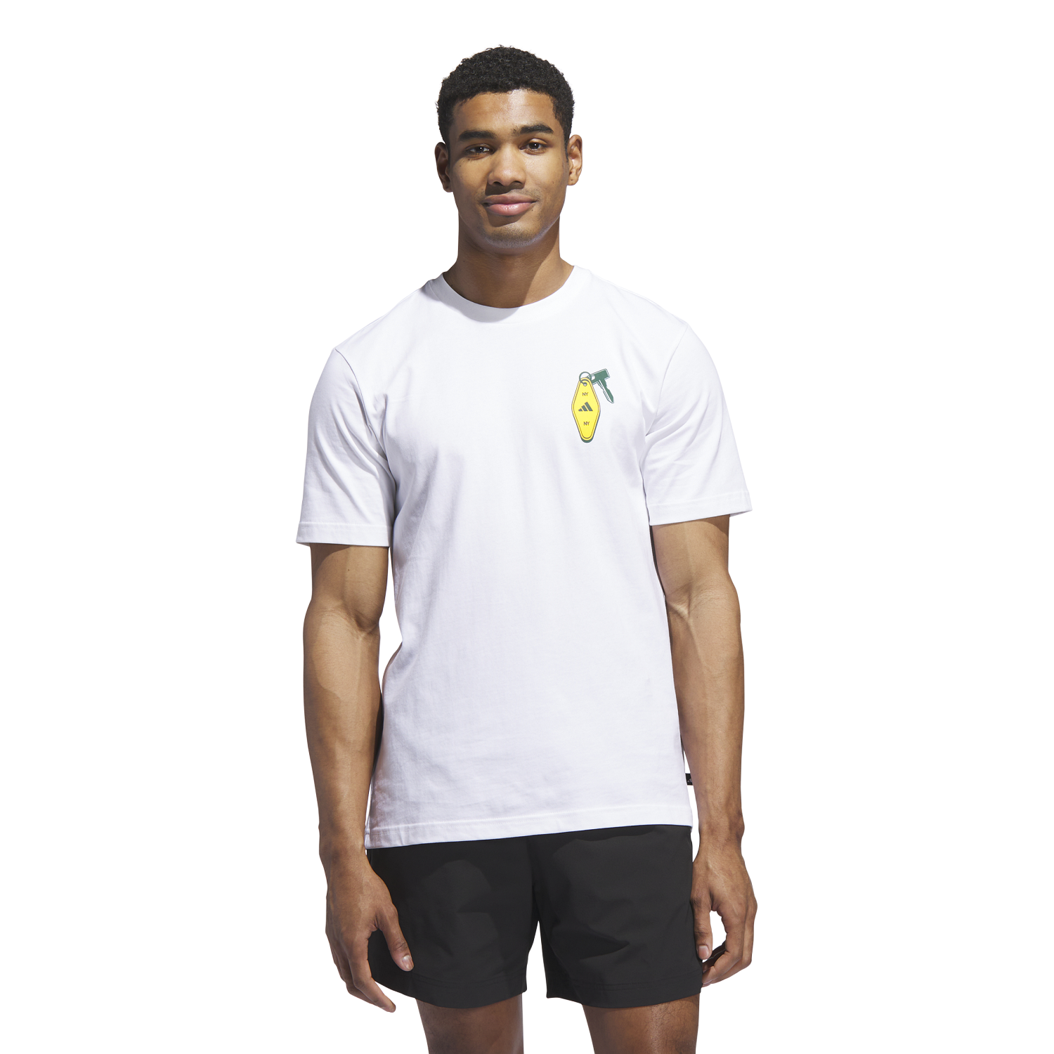 adidas T-Shirt Chip in NYC, weiss