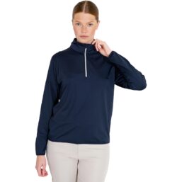 Abacus Layer Cradoc Fleece 1/2-Zip, navy