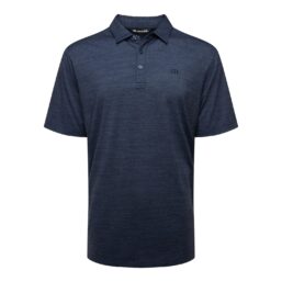 TRAVISMATHEW Polo The Heater, indigo/schwarz