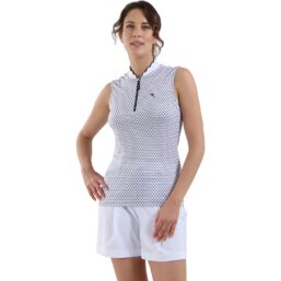 Chervo Polo Attractive, ärmellos, weiss/navy
