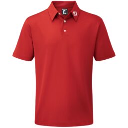 FootJoy Polo Junior Stretch Pique Solid, rot