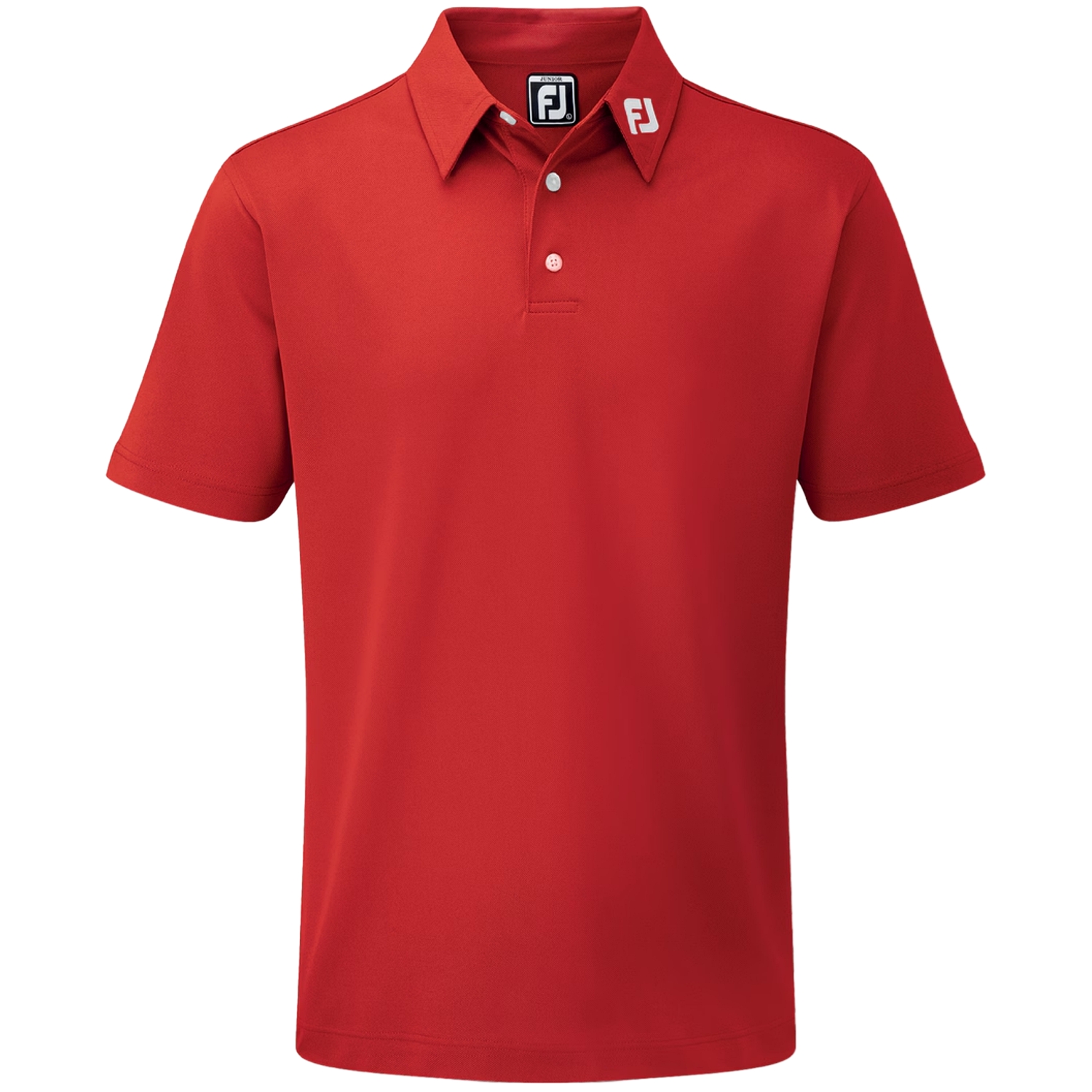 FootJoy Polo Junior Stretch Pique Solid, rot