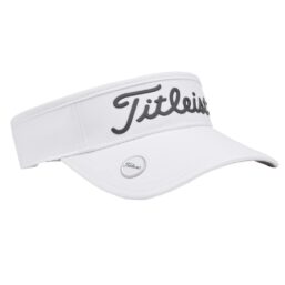 Titleist Visor Players Ball Marker, weiss/grau