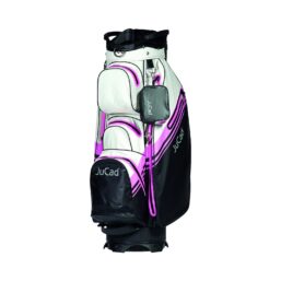 JuCad Cartbag Aquastop Plus, schwarz/grau/pink