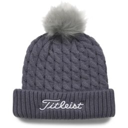 Titleist Mütze Cable Knit Pom Pom, anthrazit
